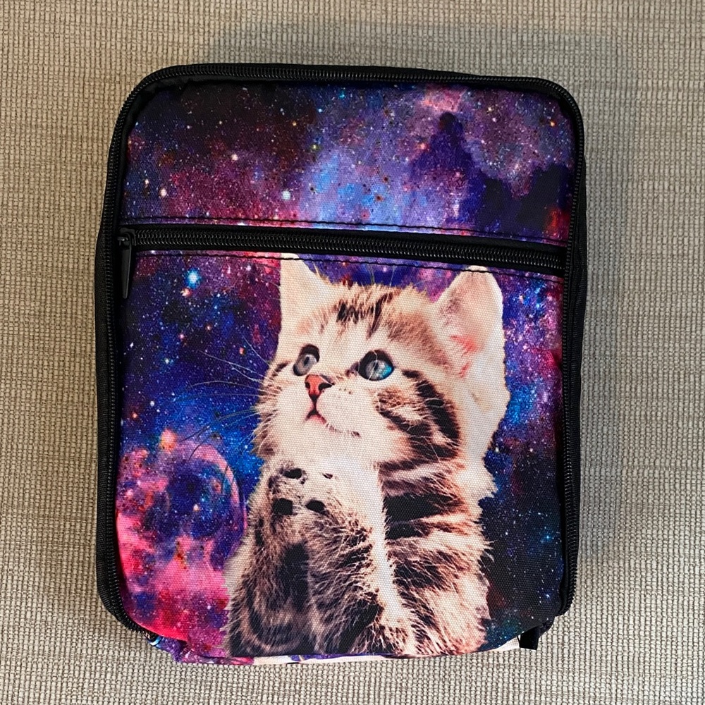 Galaxy Cat Portable Insulated Lunch Box (New/ Never Used)